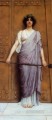 the Gate of the Temple Neoclassicist lady John William Godward